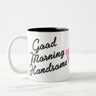 Guten Morgen schön Zweifarbige Tasse