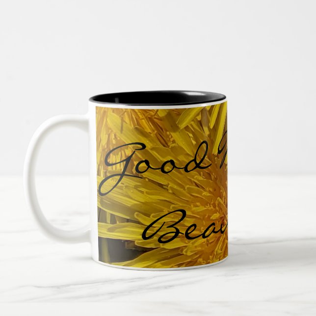 Guten Morgen schön Zweifarbige Tasse (Links)