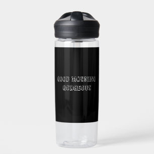 Guten Morgen schöne Latte-Tasse Trinkflasche