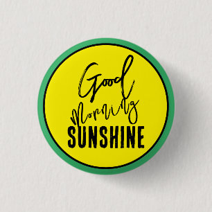 Guten Morgen Sonne Button