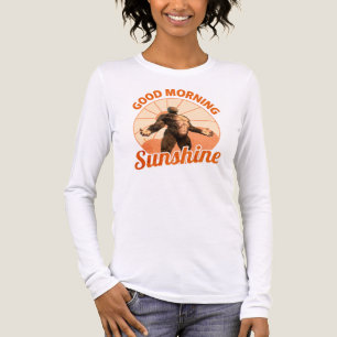 Guten Morgen Sonnenschein Bigfoot Humor Tri-Blend Shirt