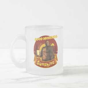Guten Morgen Sonnenschein Bigfoot Kaffee Humor Kun Mattglastasse