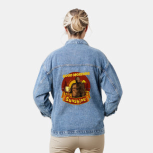 Guten Morgen Sonnenschein Funny Bigfoot Jeansjacke