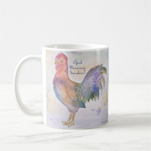 Guten Morgen Sonnenschein Hahn Kaffeetasse