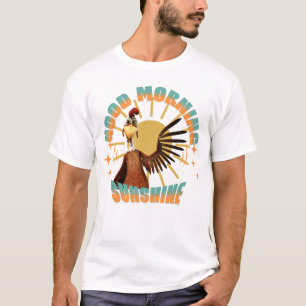 Guten Morgen Sonnenschein Lustiger Hahn T-Shirt