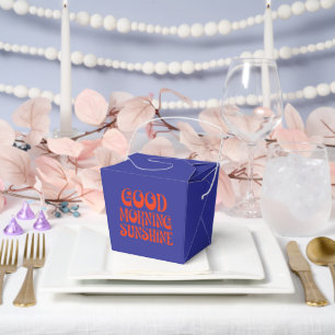 Guten Morgen Sonnenschein Retro Dekor Druck Geschenkschachtel