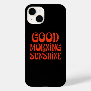 Guten Morgen Sonnenschein Retro-Dekorationsdruck Case-Mate iPhone 14 Hülle