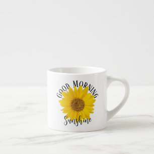 Guten Morgen Sonnenschein Sonnenblume Espressotasse