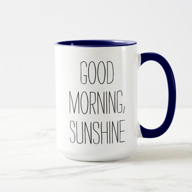 Guten Morgen, sonnige Tasse (Rechts)