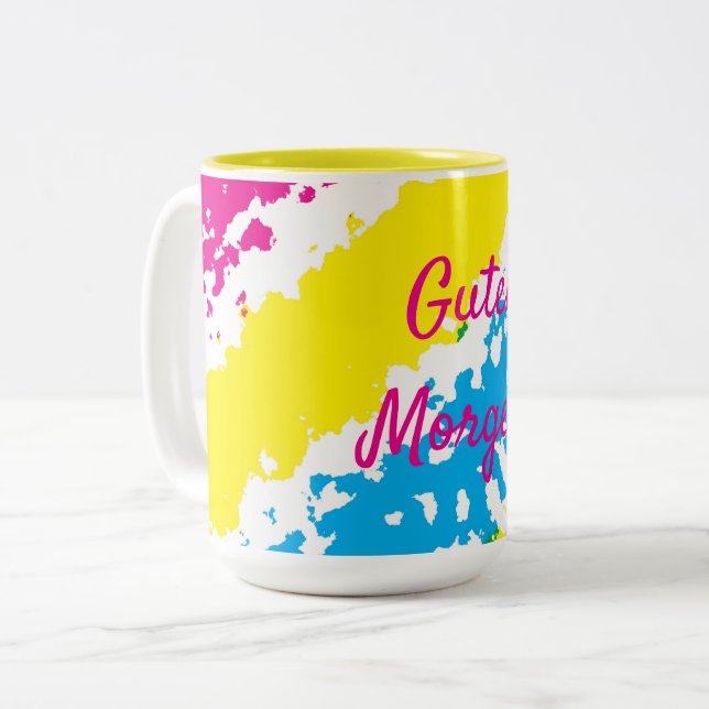 Guten Morgen Tasse (Vorderseite Links)
