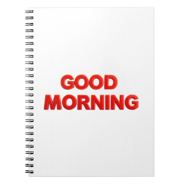 Guten Morgen Vibes Notizblock (Vorderseite)