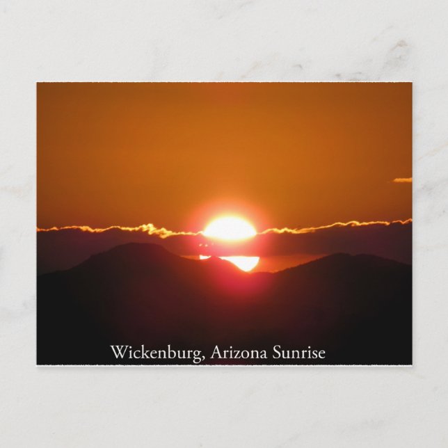 Guten Morgen, Wickenburg, Arizona Postkarte (Vorderseite)