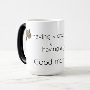 Guten Morgen! Zwei-Tonen-Tasse, 15 oz Verwandlungstasse
