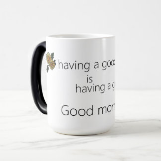 Guten Morgen! Zwei-Tonen-Tasse, 15 oz Verwandlungstasse