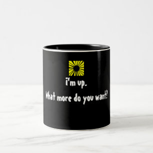guten Morgen Zweifarbige Tasse