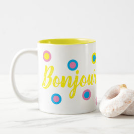 Guten Morgen. Zweifarbige Tasse