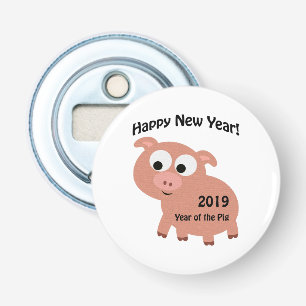 Guten Rutsch ins Neue Jahr 2019-jährig vom Schwei Flaschenöffner