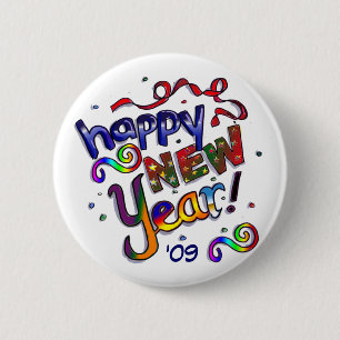 Guten Rutsch ins Neue Jahr Button
