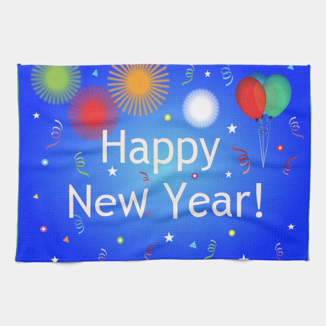 Guten Rutsch ins Neue Jahr Handtuch (Horizontal)