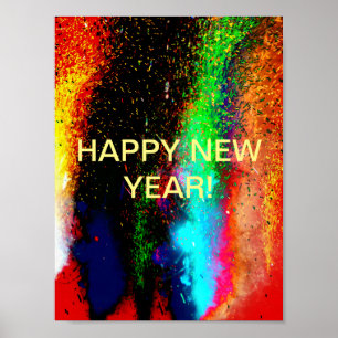 GUTEN RUTSCH INS NEUE JAHR! POSTER