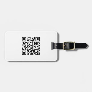Guten Rutsch ins Neue Jahr! -- QR Code Gepäckanhänger