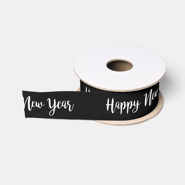 Guten Rutsch ins Neue Jahr Ripsband (Spule)