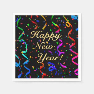 "Guten Rutsch ins Neue Jahr! " Serviette