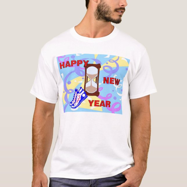 Guten Rutsch ins Neue Jahr T-Shirt (Vorderseite)