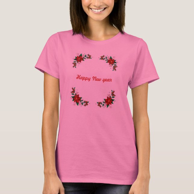 Guten Rutsch ins Neue Jahr-T-Shirt T-Shirt (Vorderseite)