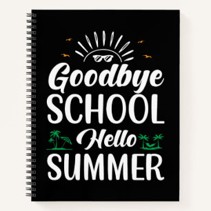 Guten Sommer, Sommerspass beginnt sie Notizbuch