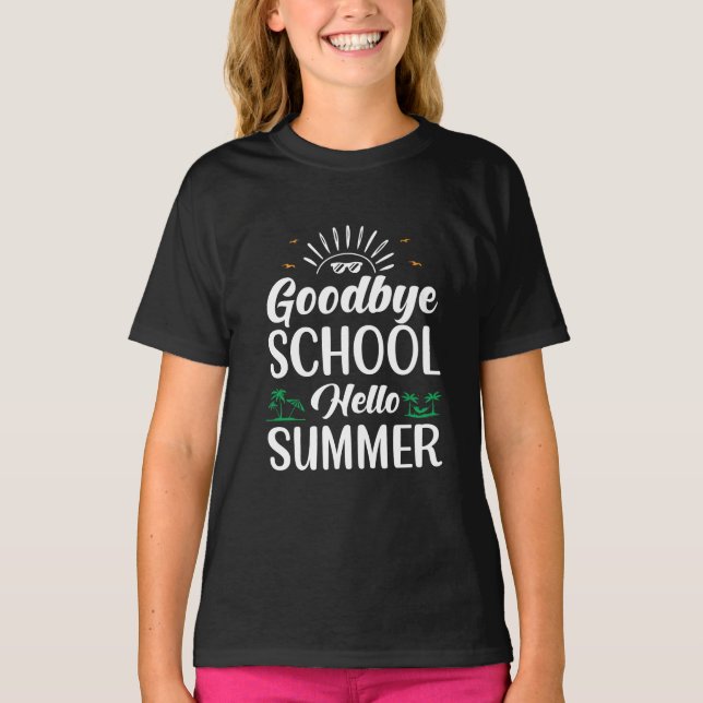 Guten Sommer, Sommerspass beginnt sie T-Shirt (Vorderseite)