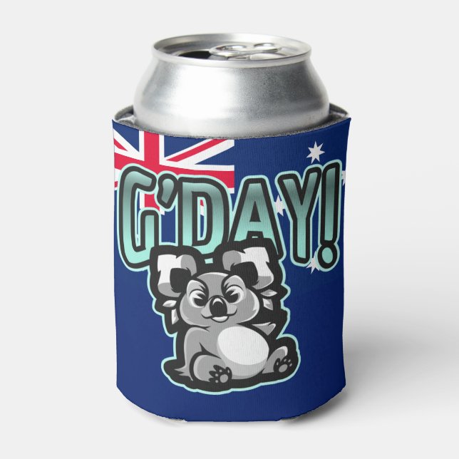 Guten Tag! Aussie Spirit, Kola Can Cooler Dosenkühler (Kanne Vorderseite)