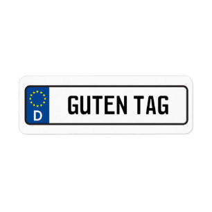 Guten Tag Deutschland kennzeichen