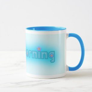 Gutenmorgen-Blau Tasse