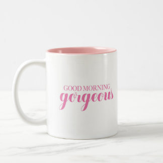 Gutenmorgen herrlich zweifarbige tasse