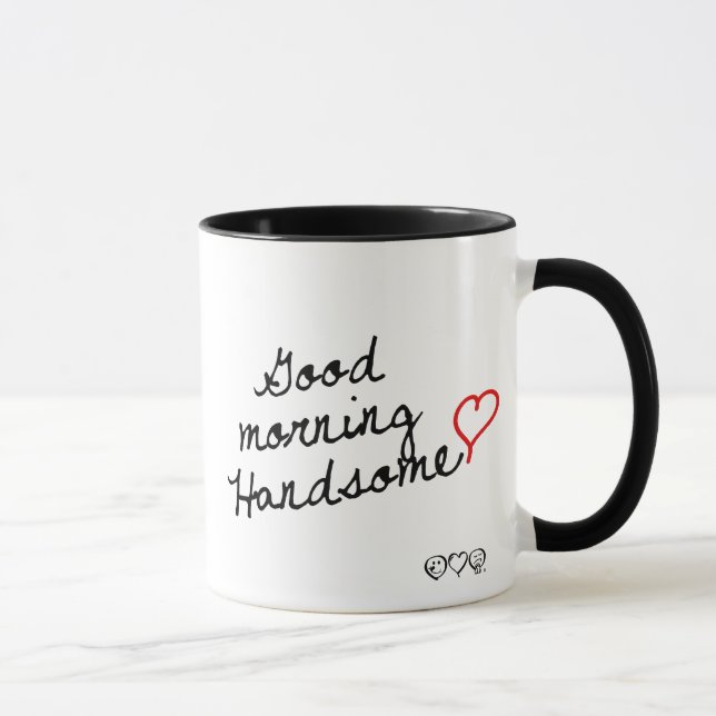 Gutenmorgen hübsch! tasse (Rechts)