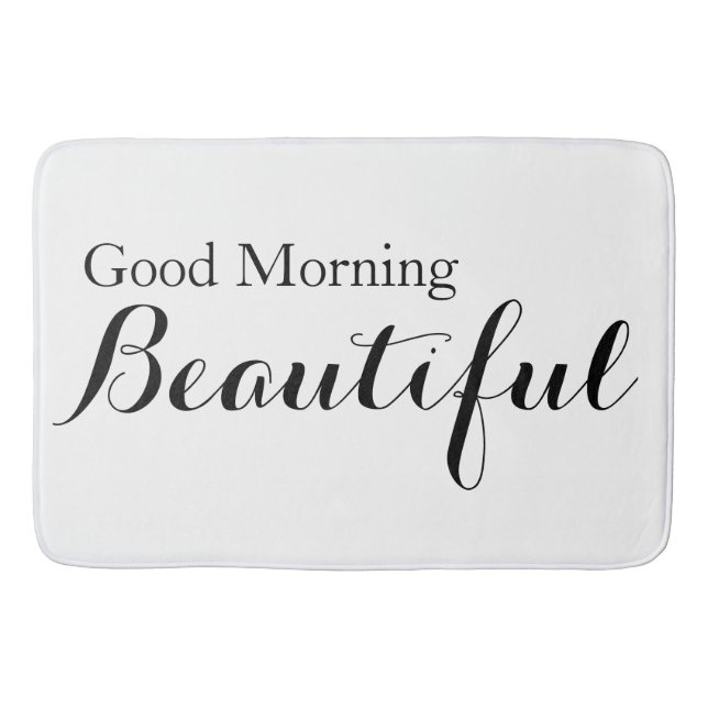 Gutenmorgen schön badematte (Vorderseite)