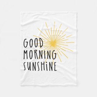 Gutenmorgen-Sonnenschein Fleecedecke