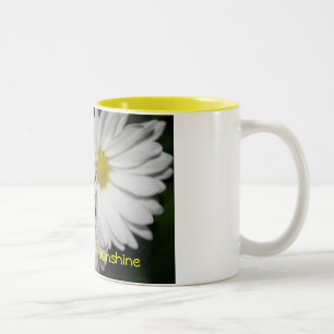 Gutenmorgen-Sonnenschein-Kaffee-Tasse Zweifarbige Tasse