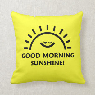 Gutenmorgen-Sonnenschein Kissen