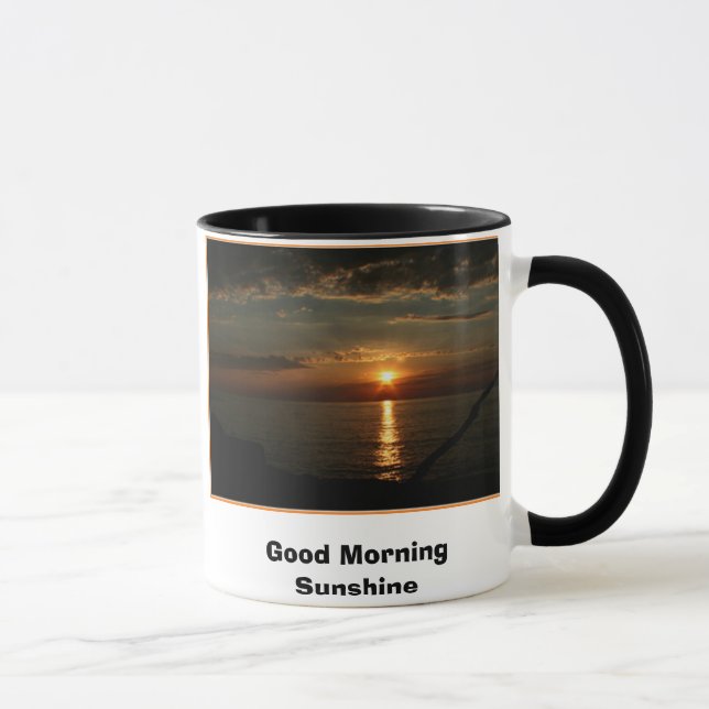 Gutenmorgen-Sonnenschein Tasse (Rechts)