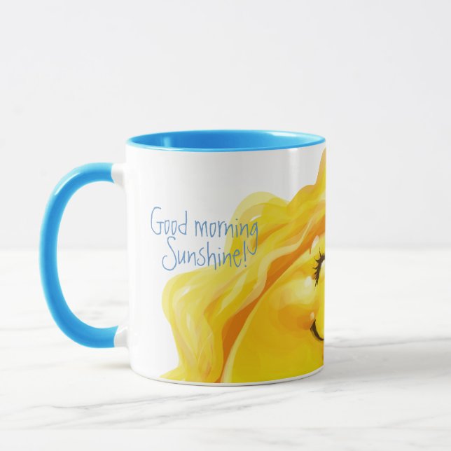 Gutenmorgen-Sonnenschein! Tasse (Links)