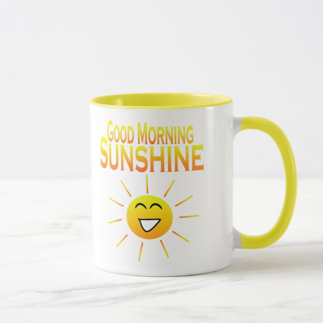 Gutenmorgen-Sonnenschein! Tasse (Rechts)