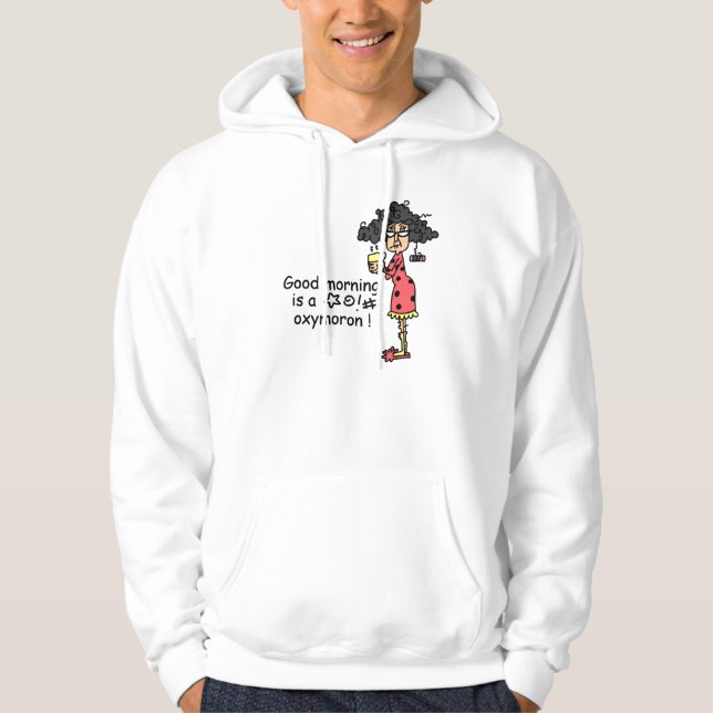 GutenmorgenOxymoron Hoodie (Vorderseite)