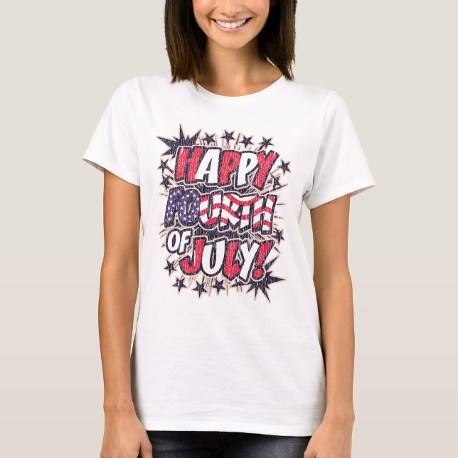 Guter Amerikanische Unabhängigkeitstag T-Shirt (Vorderseite)