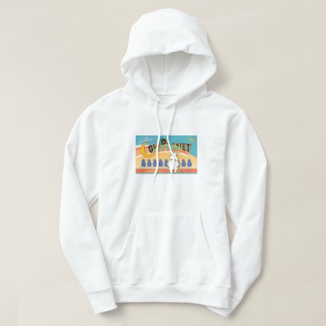GÜTER AUS DEM KÜHLPLANETEN Boynton Hoodie (Design vorne)