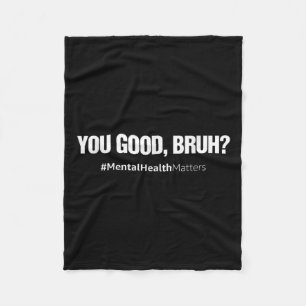 Guter Bruh Mental Health Human Brain Counselor Tho Fleecedecke