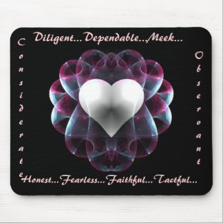 guter Charakter b… für immer… Mousepad