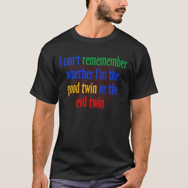 guter Doppel- oder Übel-Zwilling? T-Shirt (Vorderseite)