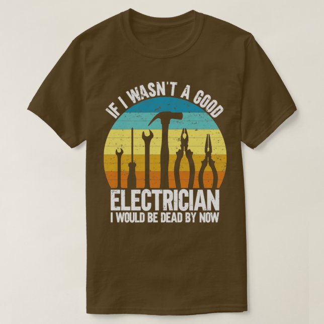 Guter Elektriker T-Shirt (Design vorne)